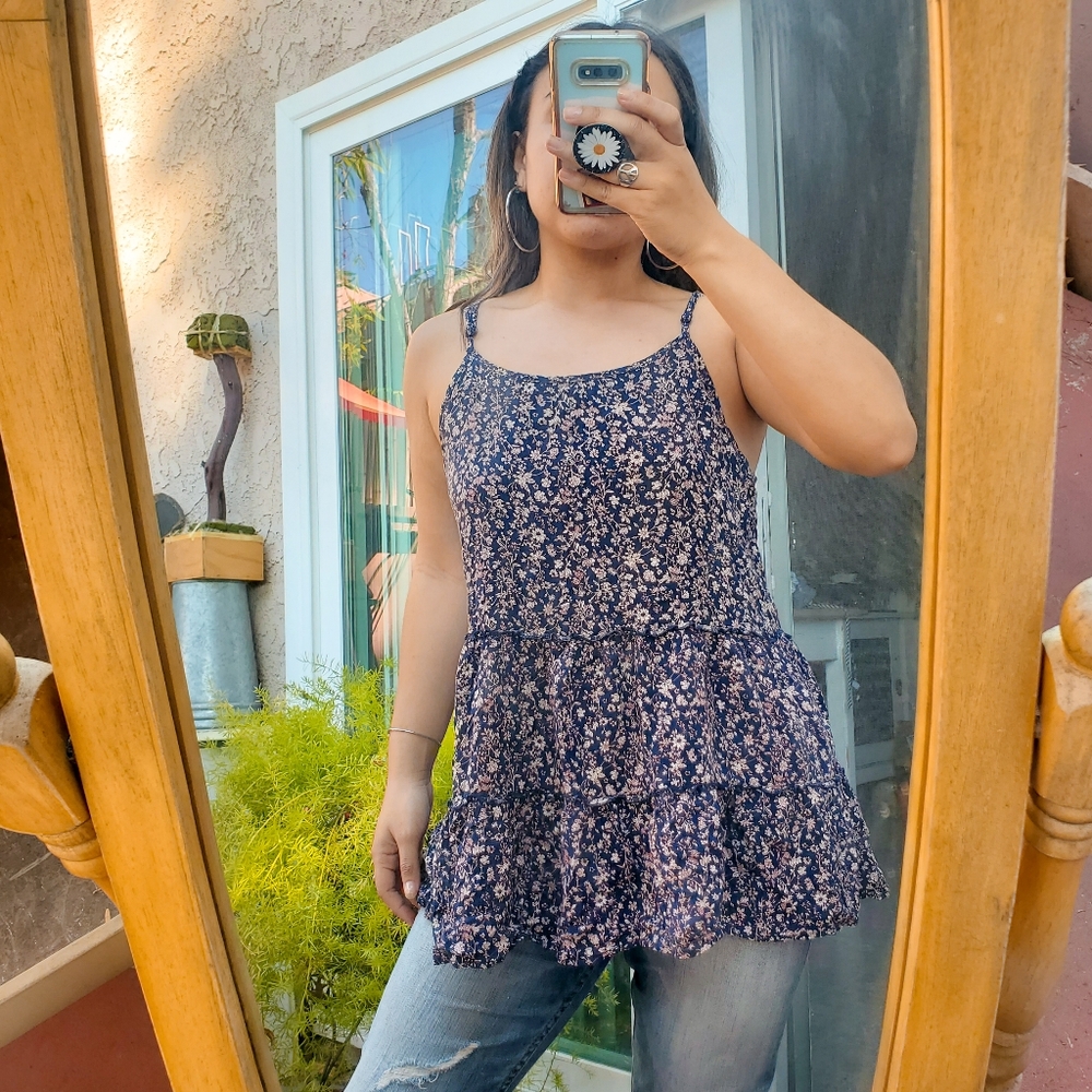 Floral tank top